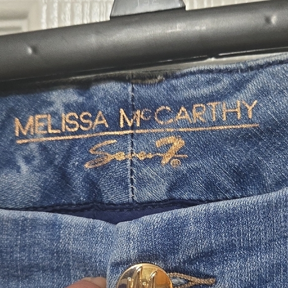 Melissa McCarthy Seven7 Denim Boot Cut Jeans - Picture 2 of 7